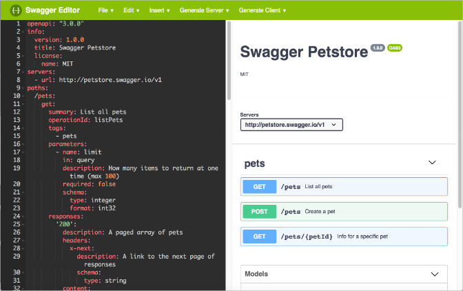 Swagger/ Open API specification